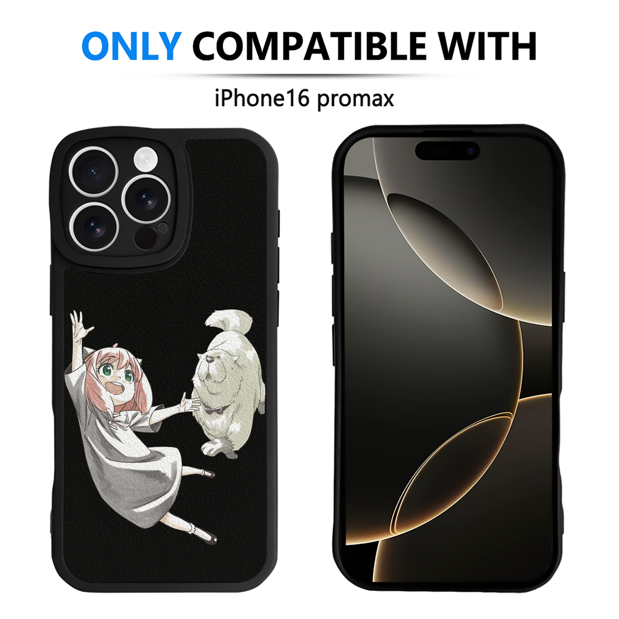 （画像用） SPY×FAMILY间谍家家酒 【iPhone 16シリーズ対応】シリコンスマホケース（レザー調） 材質：シリコン